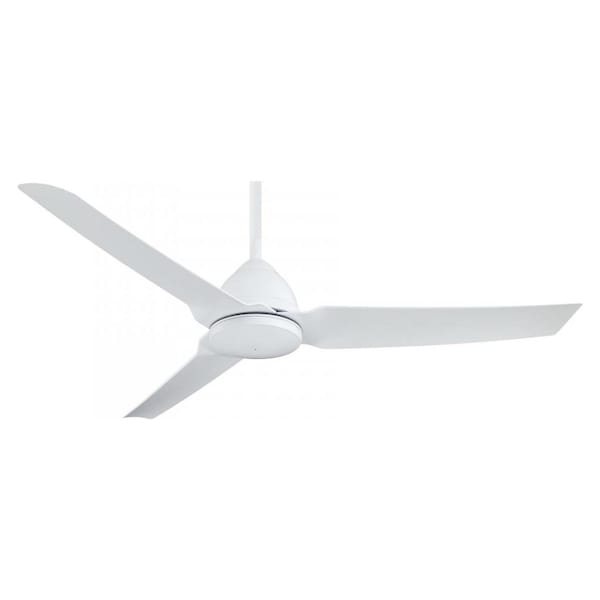 MinkaAire 3 Blade Flat White Ceiling Fan F753WHF Zoro